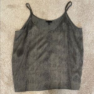 Green Snake Print Women's Top